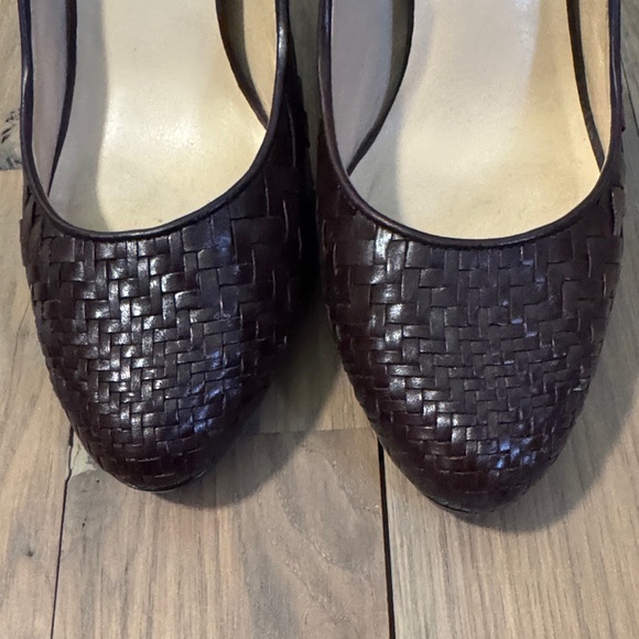 Cole Haan Dark Brown Woven pump 6 - Picture 5 of 6